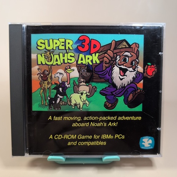 Other - Super 3D Noah's Ark IBM PC Game 1994 Wisdom Tree Rare OOP